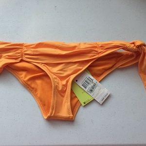 (NWT) R Collection by Raisins Orange Sugar Sash Bikini Bottoms Size Small